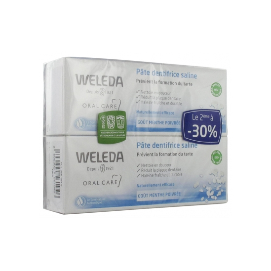 Weleda pate dentaire saline duo 2 x 75ml