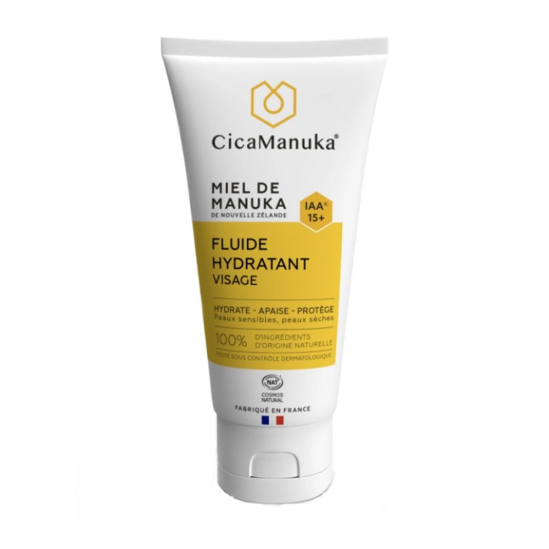 CICAMANUKA Fluide Hydratant Visage 50ml Au Miel de Manuka IAA15