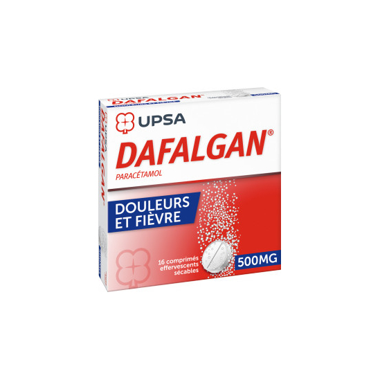 Dafalgan 500mg 16 comprimés effervescents