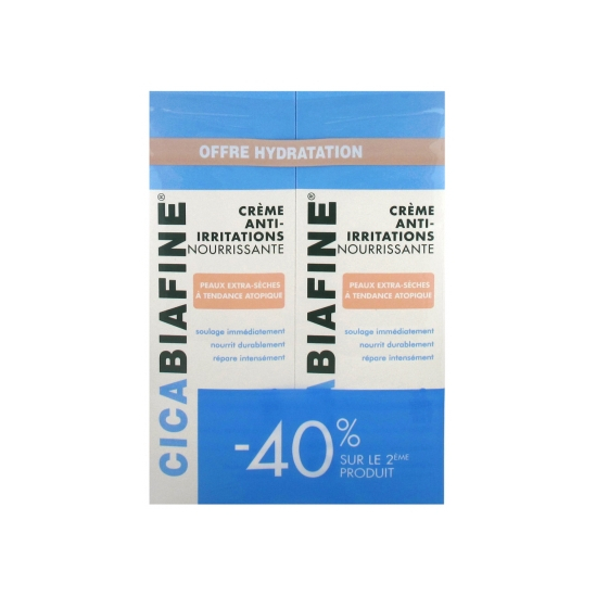 CICABIAFINE Crème Anti-irritations Nourrissante 2x200ML