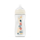 DODIE Biberon Anti-Colique Débit 3 Motif Rose 6 Mois et Plus 330ml
