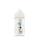 DODIE Biberon Anti-Colique Débit 2 Motif Bleu 3 Mois et Plus 270ml