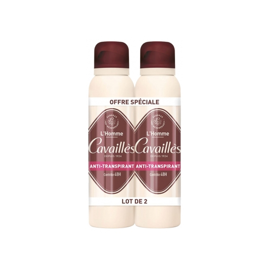 Rogé Cavaillès L'Homme Anti-Transpirant 48h Spray 2x150ml