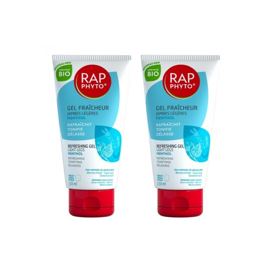 RAP PHYTO GEL FRAICHEUR MENTHOL TB2X150ML