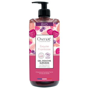 OSMAE Gel Douche Surgras Exquise Framboise Bio 1L