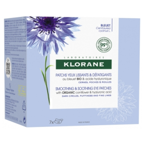KLORANE Patchs yeux Défatiguants Lissants boite de 2x7 patchs