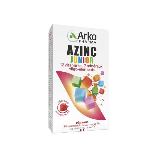 AZINC VITALITE JUNIOR FRAISE CPR BTE 30