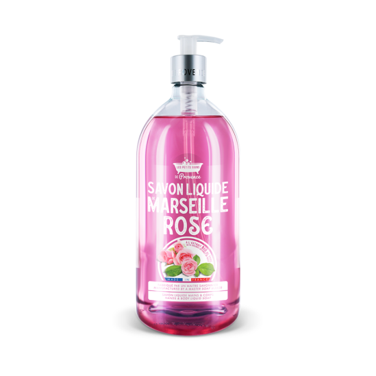 LES PETITS BAINS DE PRENVENCE Savon liquide 1L Rose