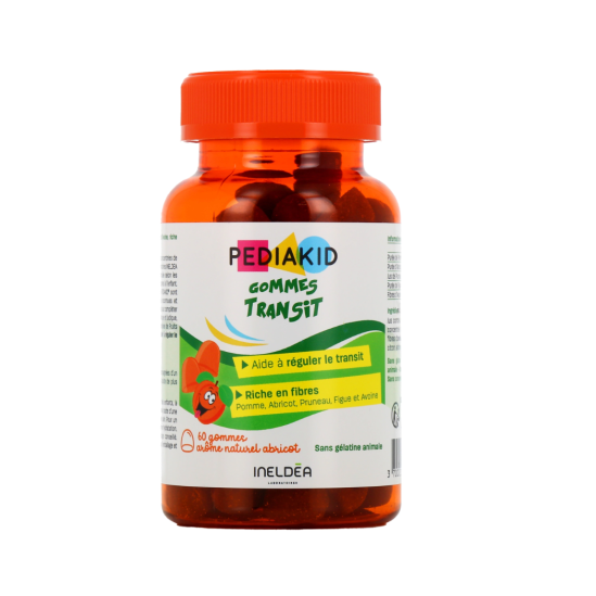 PEDIAKID TRANSIT GOUT ABRICOT 60 GOMMES