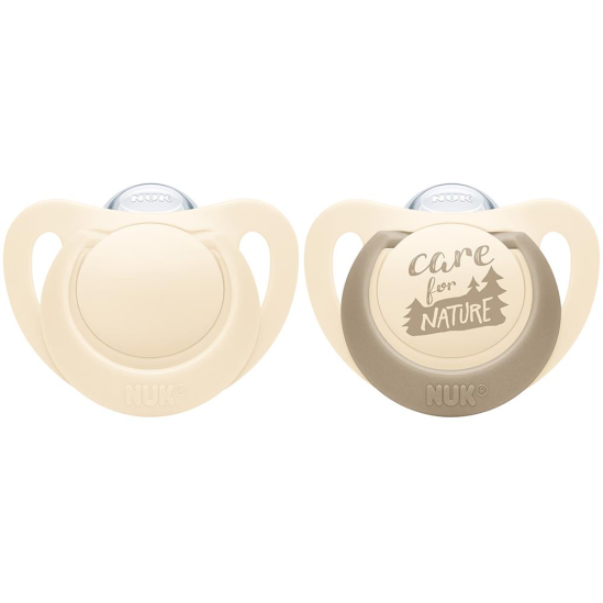 NUK SUCET FOR NATURE SILIC 6-18M CR 2