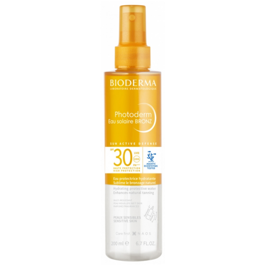 BIODERMA Photoderm Eau Solaire BRONZ SPF30 200 ml
