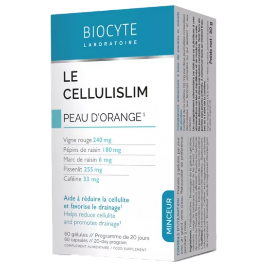 BIOCYTE Le Cellulislim 60 Gélules