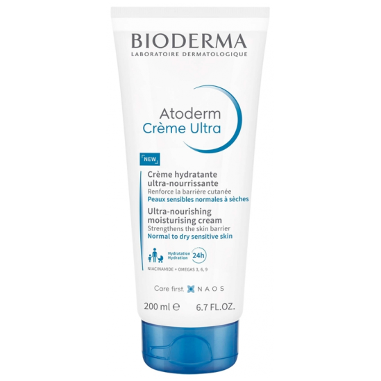 BIODERMA Atoderm Crème Ultra Crème Hydratante Ultra-Nourrissante 200 ml
