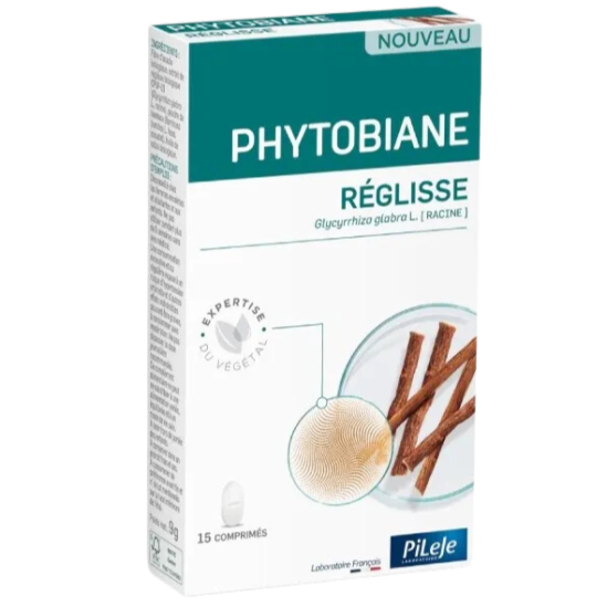PILEJE Phytobiane Réglisse 15 comprimés