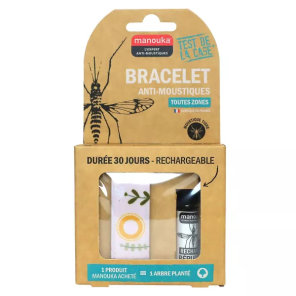 MANOUKA Bracelet Anti-moustiques Adulte Floral