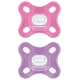 MAM Comfort Sucettes Rose en Silicone 0 Mois et + Boite de 2