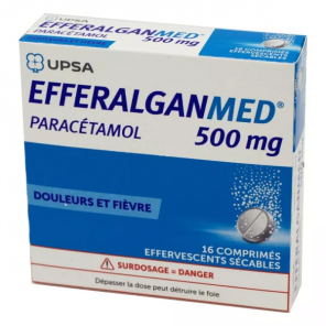 EFFERALGAN 500MG CPR EFF B/16