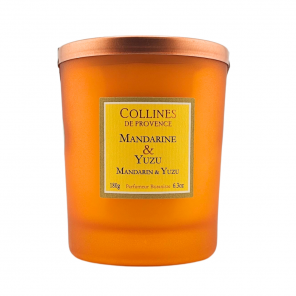 COLLINES DE PROVENCE Bougie Parfumée Mandarie et Yuzu 180g