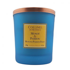 COLLINES DE PROVENCE Bougie Parfumée Monoï et Passion 180g