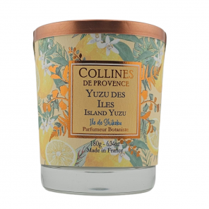 COLLINES DE PROVENCE Bougie Parfumée Yuzu Des Iles 180g