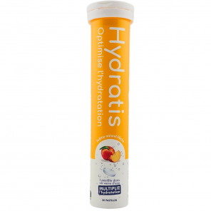 HYDRATIS Solution d'Hydratation 20 Pastilles Effervescentes Pêche