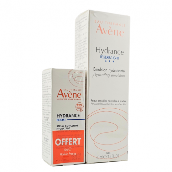 AVENE Hydrance Légère 40ml + Hydrance Sérum Boost 10ml Offert