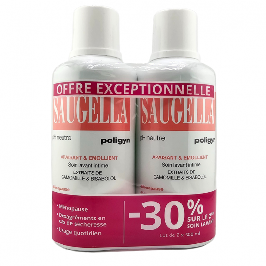 SAUGELLA Poligyn Soin Lavant Intime 2x500ml