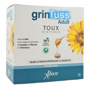 ABOCA GrinTuss Adulte Boite de 20 Comprimés