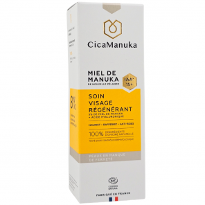 CICAMANUKA Soin Visage Régénérant au Miel De Manuka IAA15+ 50ml