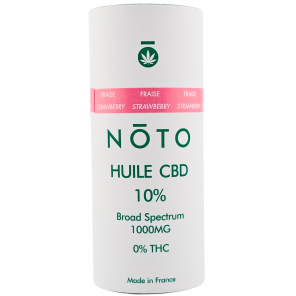 NOTO Huile de CBD 10% Fraise 10ml