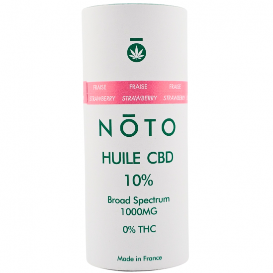 NOTO Huile de CBD 10% Fraise 10ml