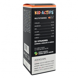 ARAGAN Kid Actifs Sirop Multivitamines 125ml