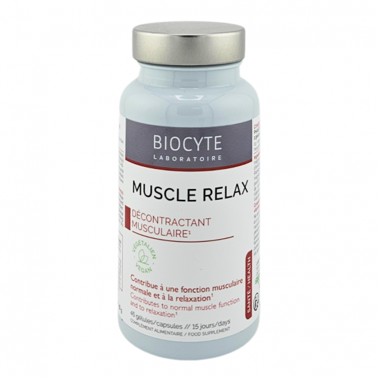 BIOCYTE Muscle Relax Décontractant Musculaire 45 gélules