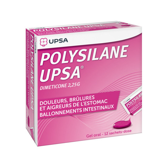 UPSA Polysilane Gel Oral Sachets boite de 12