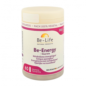 BE-LIFE Be-Energy + Guarana 60 gélules