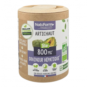 NAT&FORM Artichaut 800Mg Draineur Hépatique 200 gélules