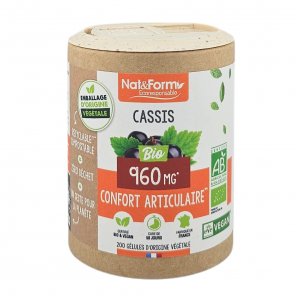 NAT&FORM Cassis 960Mg Confort Articulaire 200 gélules