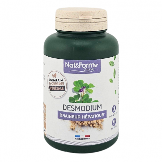 NAT&FORM Desmodium Draineur Hépatique 200 gélules
