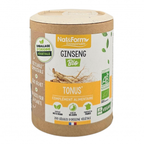 NAT&FORM Ginseng Tonus 200 gélules