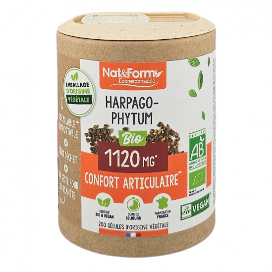 NAT&FORM Harpago-Phytum 1120Mg Confort Articulaire 200 gélules