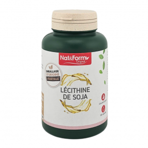 NAT&FORM Lécithine De Soja Boite de 100 Capsules