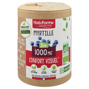 NAT&FORM Myrtille 1000Mg Confort Visuel 200 gélules