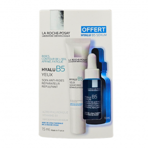 LA ROCHE-POSAY Hyalu B5 Yeux 15ml + Sérum 10ml Offert