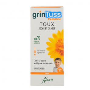 ABOCA GrinTuss Pediatric Toux Sèche et Grasse 180g