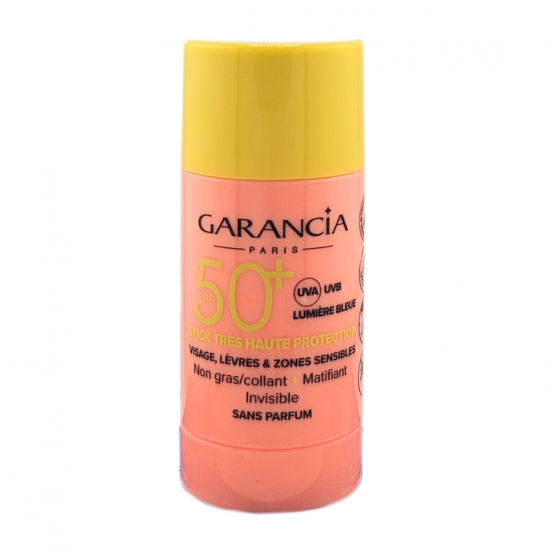 GARANCIA Stick Solaire Invisible Sans Parfum SPF 50+ 15g