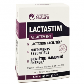 PRESCRIPTION NATURE Lactastim Allaitement Boite de 60 gélules