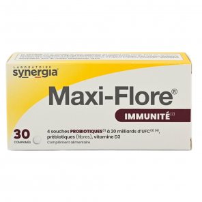 SYNERGIA MAXI-FLORE Immunité Boite de 30 Comprimés