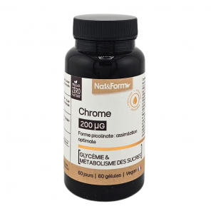 NAT&FORM Chrome 200 µg Boite de 60 gélules