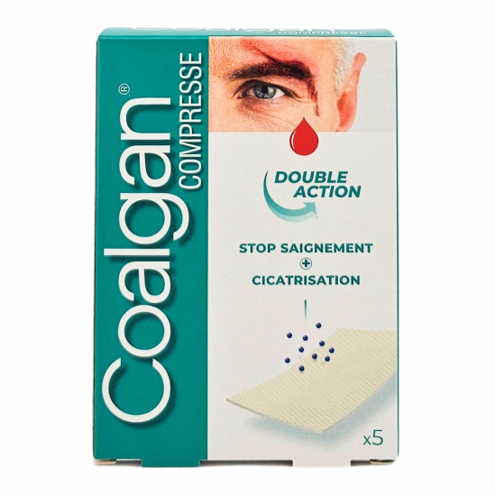 COALGAN Compresse Stop Saignement boite de 5