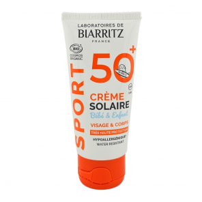 BIARRITZ Sport Crème Solaire Bébé & Enfant SPF 50+ 50ml